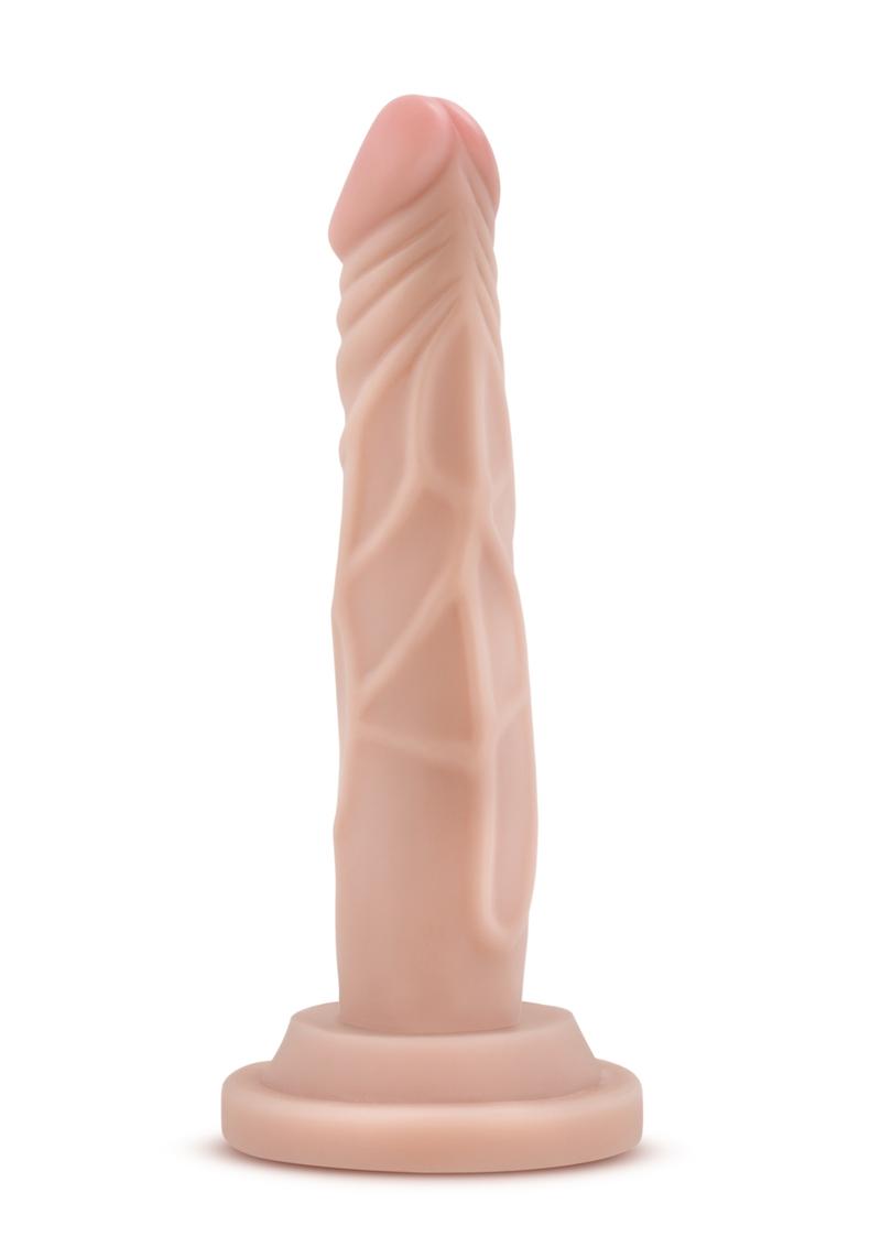 The doctor is in! The Dr. Skin 5 Inch Mini Cock is perfectly sized for anyone who likes it a little smaller. Featuring a slim shaft but average length
