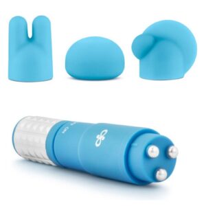 Revitalize was designed to relax and distress. It was made specifically to pinpoint areas that hold tension such as your temple or anywhere you desire. Use with or without the included silicone attachments. Without the attachments