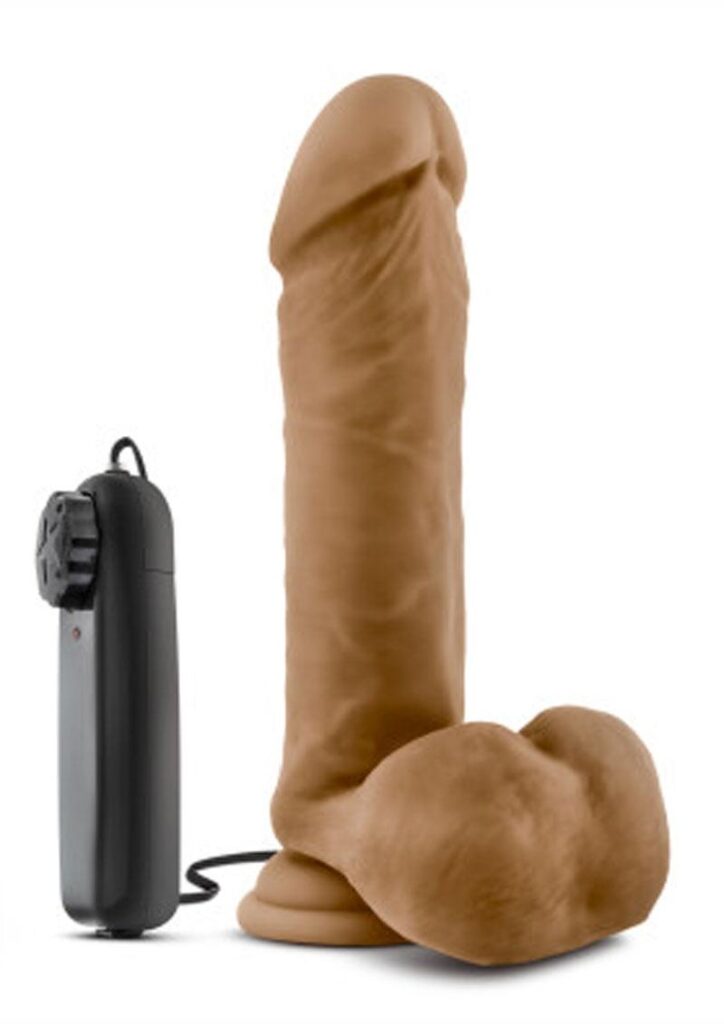 He has unbelievable stamina. Can you handle him? The Coverboy Soccer Champ by Blush Novelties comes in at 8 inches of man meat and he knows how to use it. This 8 inch realistic vibrating dong is equipped with an adjustable remote controlled vibrator. Measuring almost 2 inches thick this realistic vibrating dildo will fill you up. The suction cup dildo will stick on any smooth flat surface