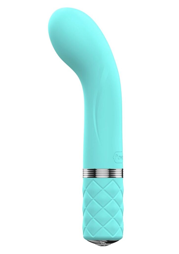 Racy by Pillow Talk offers unbelievable vibrations for external pleasure or G-spot stimulation. This mini vibrator is rechargeable and is conveniently compact for travel. With a quilted texture handle