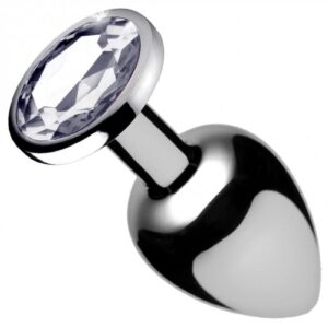 Spark your desire for decadent anal play with this beautiful Booty Sparks plug! Featuring a smooth metal finish in lightweight aluminum