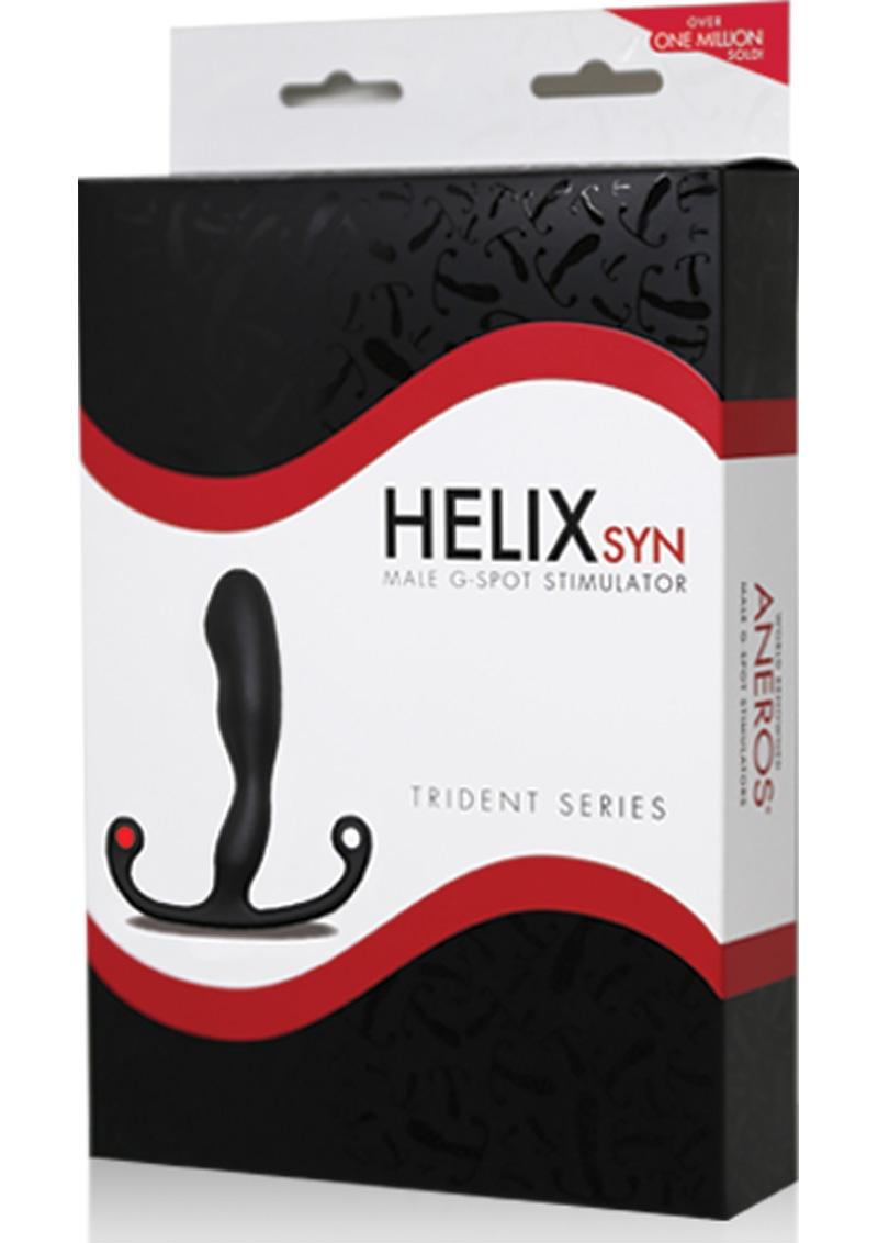 Trident Series Helix Syn P-Spot Stimulator - Black - Image 2