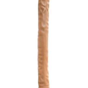 The doctor is in! The Blush Dr. Skin 18 Inch Double Dildo gives you room to explorewith depth play