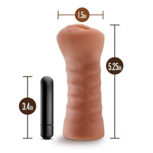 to enhance sensation as you stroke. Open-ended and easy to clean