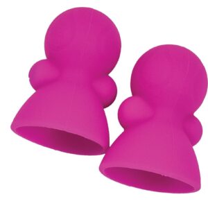 -  Fits all nipple sizes  -  Hands free nipple teasing  -  Powerful vibration  -  Squeeze bulb