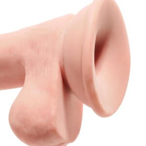 The King Cock Plus Triple Density dildo has a stiff inner shaft