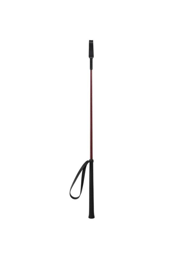 the Enchanted Crop is sure to be your new go-to impact toy. Put your partner in the perfect position and the carbon fiber crop will glide through the air quickly and leave an impression. Deep burgundy color with black tip and handle makes this crop not only functional but beautiful. Take things to the next level by pairing with your Enchanted Hood