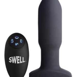 Shove a missile up your butt and wait for the explosion! Expand your pleasure with this inflatable and vibrating anal toy unlike any other. This silky-smooth silicone plug will gently swell within you for an unbelievable sensation of fullness. Treat yourself or your partner to 7 modes of vibration