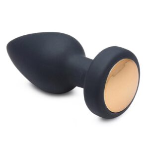 Put on a sexy backdoor light show! This petite plug nestles between your cheeks and buzzes your booty with 7 modes of powerful vibration. Meanwhile