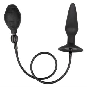 The CalExotics Large Silicone Inflatable Plug is a one-of-a-kind anal probe with inflatable body