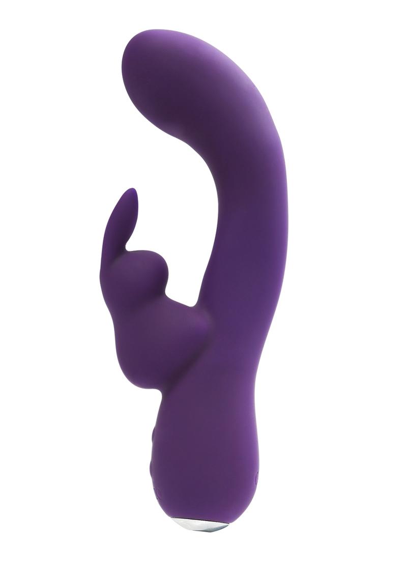 KINKY BUNNY plus rechargeable dual motor vibrator delivers mind blowing pleasure to both the G-spot and clitoris simultaneously. While the thin shaft and bulbous head taps into your G-spot