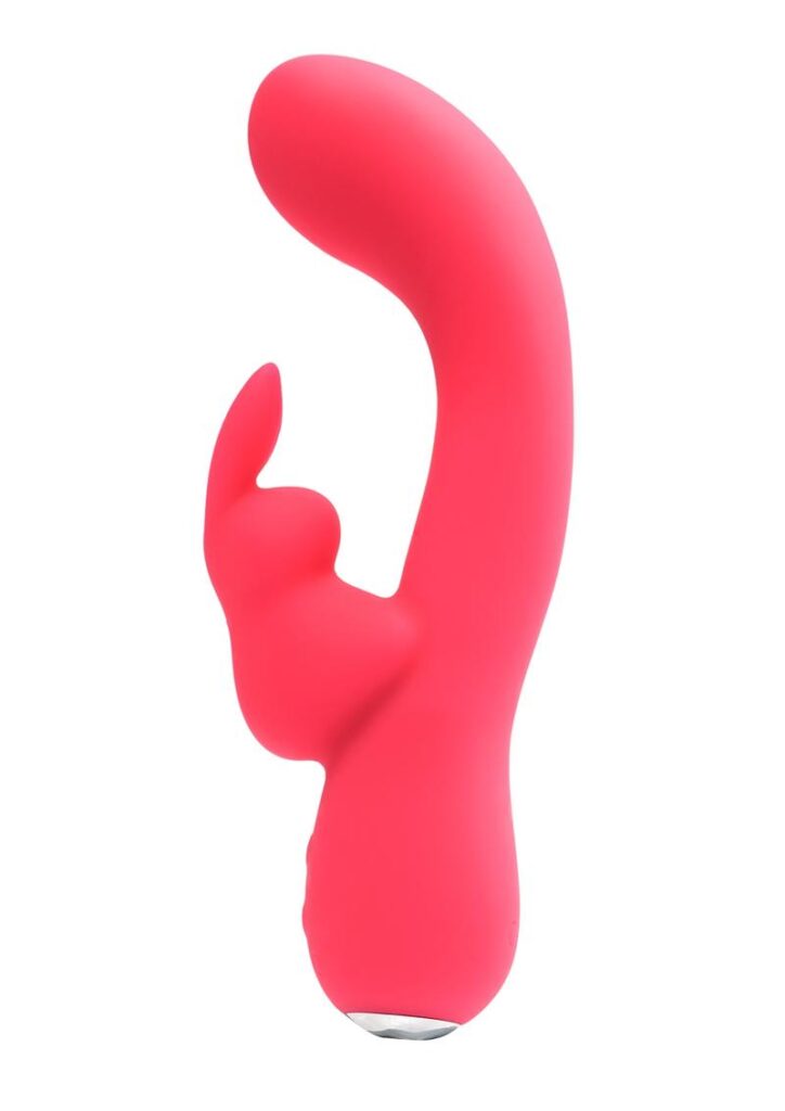 KINKY BUNNY plus rechargeable dual motor vibrator delivers mind blowing pleasure to both the G-spot and clitoris simultaneously. While the thin shaft and bulbous head taps into your G-spot