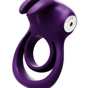 Thunder Bunny rechargeable vibrating ring hops into action with its super powerful motor and 10 vibration modes. Designed to help him stay harder