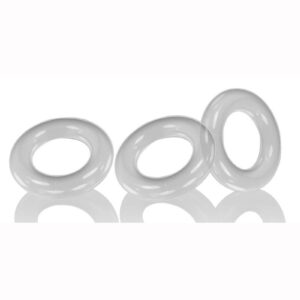 3-pack cockrings made from OXBALLS` super-soft
