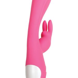 Snuggle up with this creamy smooth rabbit vibrator thatandrsquo;s got two powerful motors for intense dual pleasure.Its sleek bulbous main shaft is angled for G-spot stimulation while the hard-working bunny ears bop along the clitoral shaft