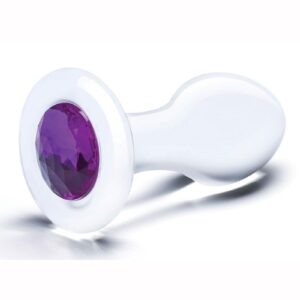 Dress up your backdoor play with a beginner-friendly butt plug that is adorned with a beautiful gem at the base. Your bum will look stunning with a plug that looks as good as it feels. Choose between a translucent clear shade or a darker hue to match any mood.