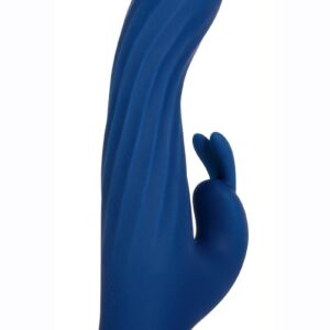 Come full circle with a delicious remote control combo of rotation and vibration! A rotating shaft head gyrates at your favorite of 7 speeds while vibrating rabbit ears turn loose on your clit! The two motors work together to build your desire slow and steady andndash; then when you are ready for more