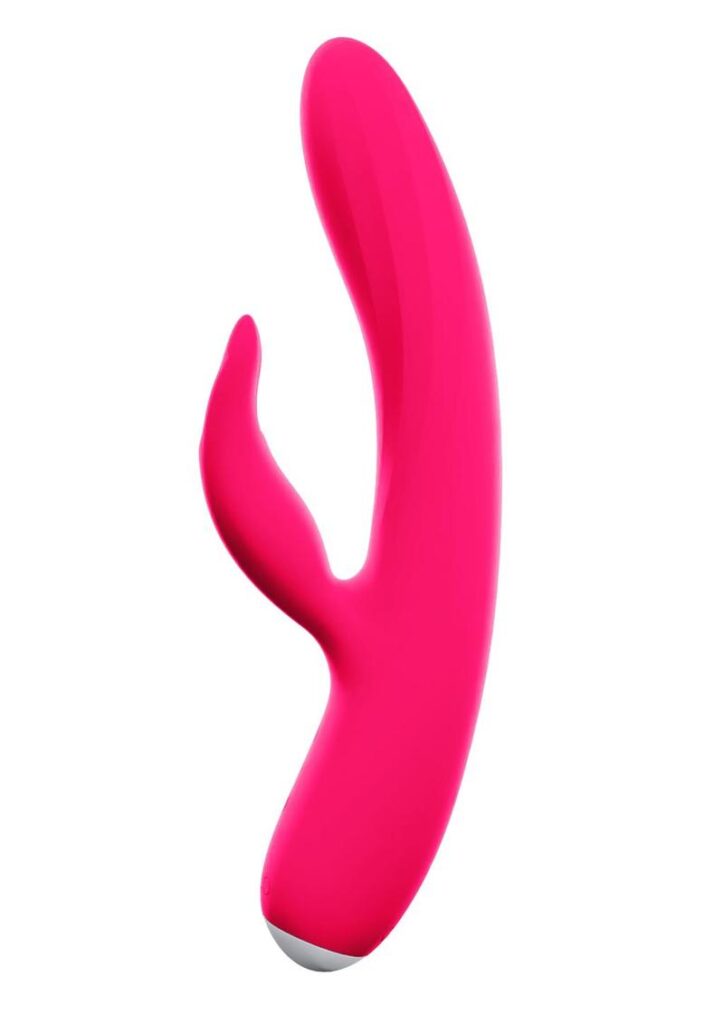 THUMPER BUNNY hops into action with 3 super powerful motors with 10 vibration modes and 6 intensity levels. The uniquely designed flexible shaft is made of velvety smooth silicone that taps your G-spot. That`s right