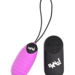 Indulge in this powerful silicone egg vibrator that has thick ribs circling the sides that add extra stimulation as it vibrates inside!The silky smooth