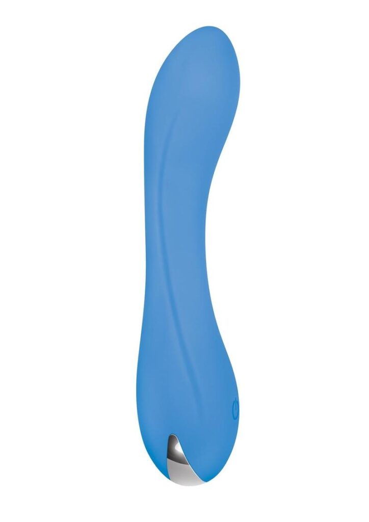 This creamy smooth silicone vibe is petite and powerful with a gently arched flexible shaft and bulbous tip designed to reach your favorite erogenous zones