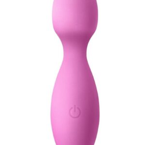 Noma by Revel offers a fun-sized discreet wand that fits perfectly in the palm of your hand. Noma stimulates with smooth sensations from its contoured head. Made of super soft silicone
