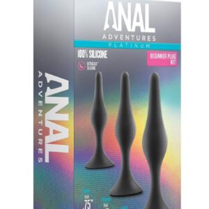all with tapered tips for easy ion. The base is designed to rest between your cheeks for comfortable wear and is perfect for those looking to train and start in anal play! Made with smooth