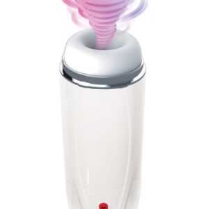 The Vibrating Cocksucker Male Masturbator simulates oral sex with 5 powerful sucking functions