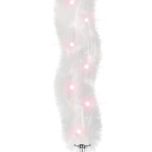 Now you can get down and play in the dark in a bright and flashy Colorful way with the LIGHT UP Foxy Tail Pleasure Plug! The Ultra Soft LIGHT UP Fur Tail hanging down only adds to your erotic experience as it gently caresses your skin and illuminates the fun in a whole new erotic way! Playing with light adds more fun to the night!