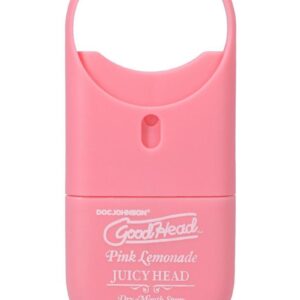 Banish dry mouth during oral sex with GoodHead Juicy Head Dry Mouth Spray. This convenient travel size provides instant moisture and fresh breath wherever you need it. A couple spritzes is all you need for a night of sensual fun! sugar-free