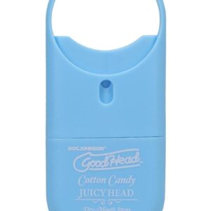 Banish dry mouth during oral sex with GoodHead Juicy Head Dry Mouth Spray. This convenient travel size provides instant moisture and fresh breath wherever you need it. A couple spritzes is all you need for a night of sensual fun! sugar-free