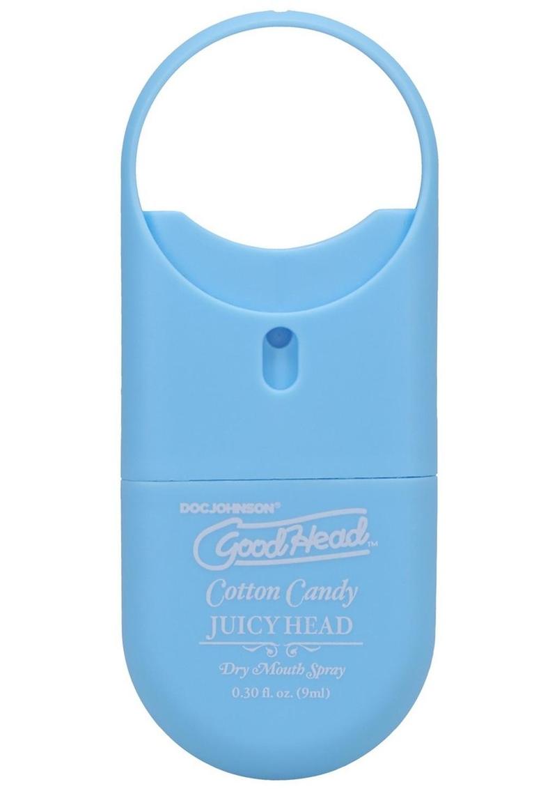 Banish dry mouth during oral sex with GoodHead Juicy Head Dry Mouth Spray. This convenient travel size provides instant moisture and fresh breath wherever you need it. A couple spritzes is all you need for a night of sensual fun! sugar-free
