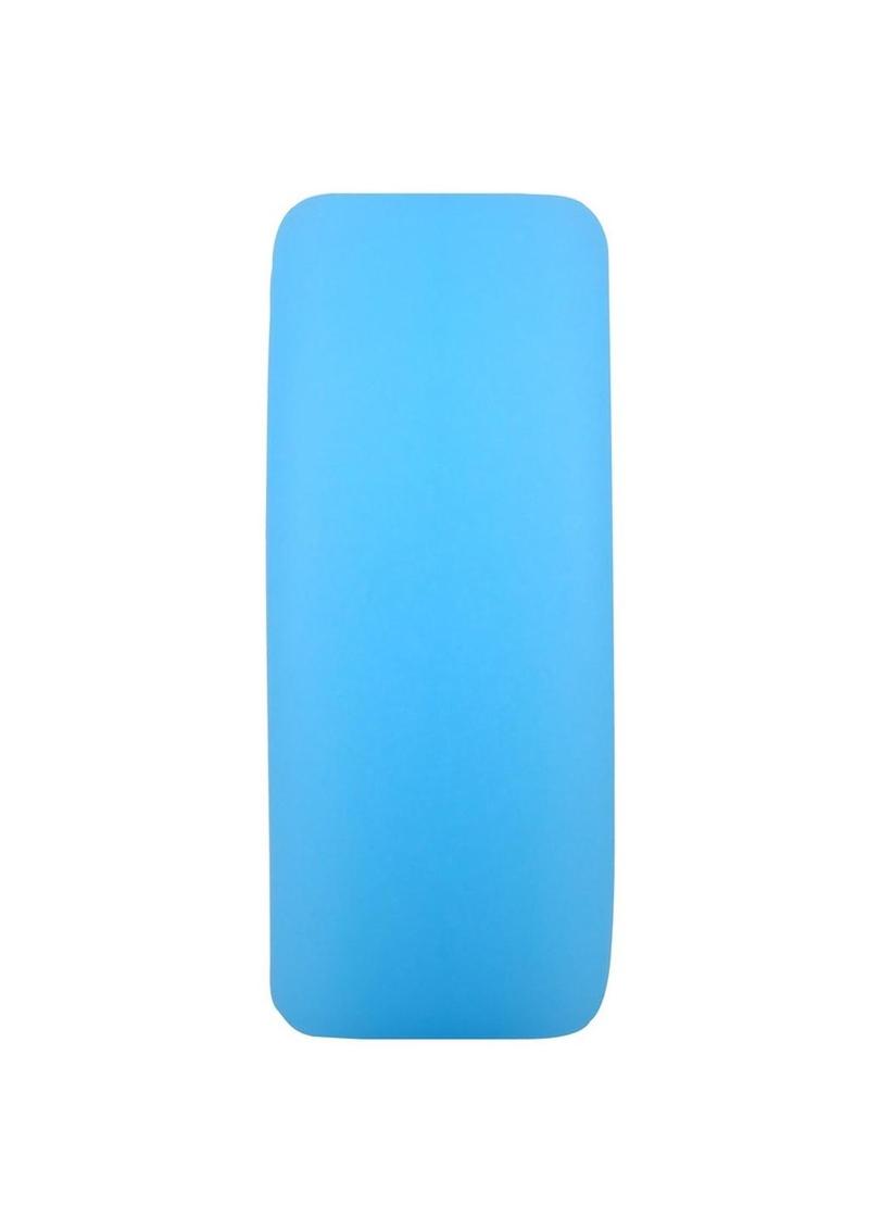 Rock Solid The Big O Glow in the Dark Silicone Cock Ring - Blue - Image 4