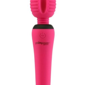       Description: Find your new groove with the PalmPower® Groove! The Groove is a portable pink palm-sized wand that is ready to give you scintillating sensations and vivacious vibrations.  The motor is powered by PowerBullet® and boasts incredible levels of vibration that`ll take you over the edge.  Easily control the 4 varying speeds and 3 enticing patterns with the press of a button.  Feel the pulses
