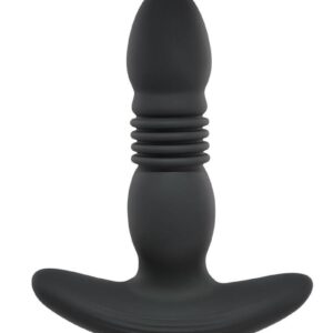 Youandrsquo;ll Trust the Thrust after you experience the power of this vibrating and thrusting Butt Plug. Made of velvet-smooth silicone