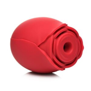 Indulge in decadence with this rumbling rose sucking and vibrating toy! With 5 speeds and 5 patterns of buzzing vibration to excite your most sensitive of places