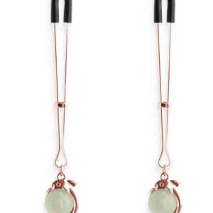 Bound Adjustable Nipple Clamps are for erotic and stimulating sensations. Made from nickel-free metal