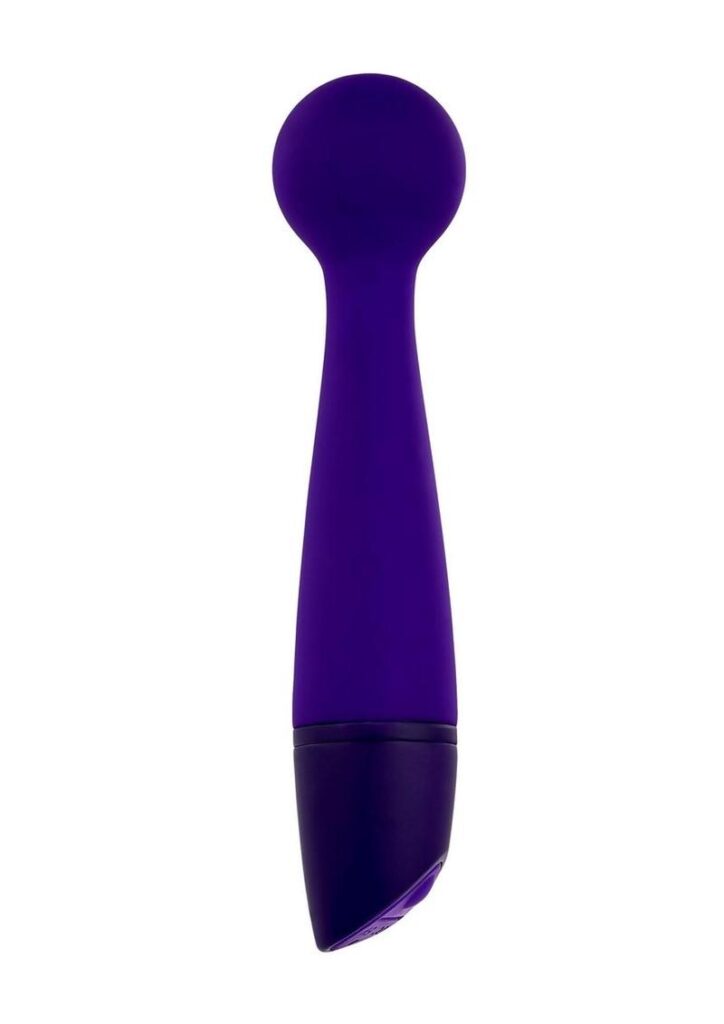 Discover the pleasure of simplicity with this playful wand that features a round ball head for targeted vibrations and flexibility to move with your body. Specs:  10 vibrating speeds andamp; functions Made from phthalate andamp; latex-free silicone andamp; ABS plastic Waterproof andamp; submersible USB rechargeable