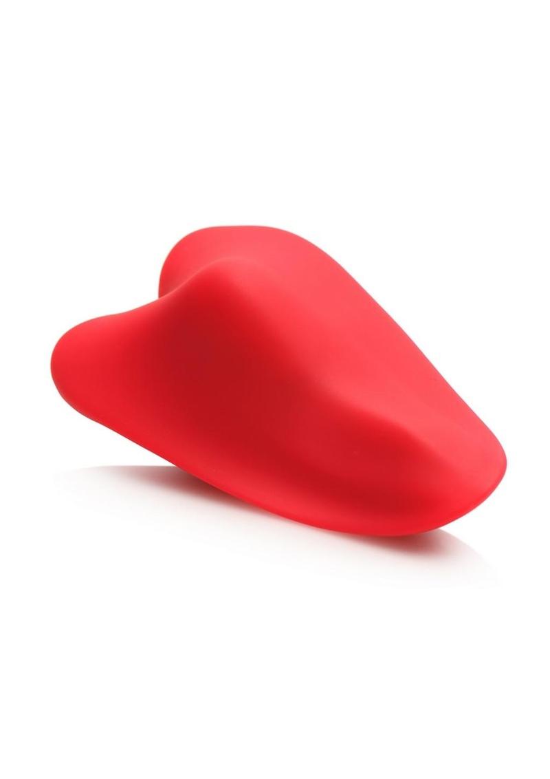 magnetic red heart. The ergonomic design of the vibe makes it comfortable to wear as it forms to all your curves and crevices perfectly. Wear it out with your partner and have some fun! The remote works from up to 19.7 feet away! Use the remote to buzz your partner and keep them wet and aroused! There are 3 speeds and 7 patterns to choose from