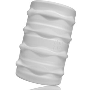 ROMP Mosh is a manual stroker with two different textured pleasure surfaces to heighten masturbation and create a blowjob-like sensation. No batteries