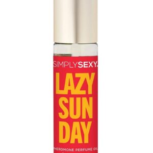 Simply Sexy Pheromone Perfume Oil Roll-On- Lazy Sunday 0.34 floz/ 10.2ml Pheromones are famously thought to increase sexual desire. Influencing the desire of others as well as your own as you seek out intimacy and connection. They are like little chemical messengers sent from your body