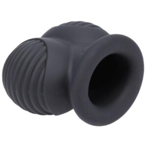 this no-BS stretcher allows you to tug and tap ALL day. Body-safe silicone protects your balls and pushes your junk front n` center.  Hunker down and bunker up.