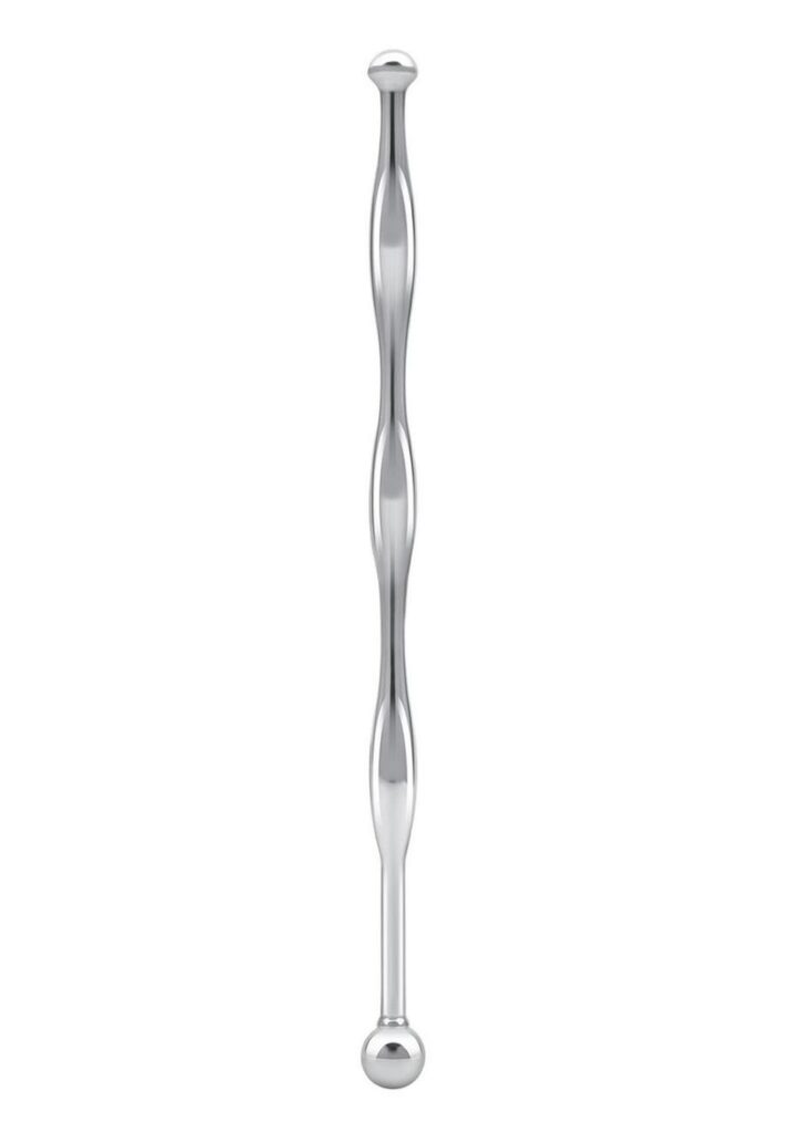 Experience the exciting world of urethral stimulation with the Blue Line 6 Stainless Steel Wavy Urethral Sound. Crafted from high-quality