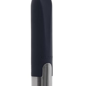 A powerful vibrating bullet made from creamy smooth silicone and a stylish chrome-finished base