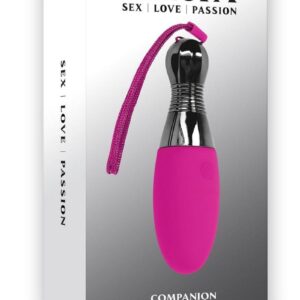 silicone oval shape and a chrome-finished handle that twist-locks into place to protect its convenient USB connection. Specs:  10 vibrating speeds andamp; patterns Made from phthalate andamp; latex free silicone andamp; ABS  USB rechargeable Height: 4.69andrdquo;