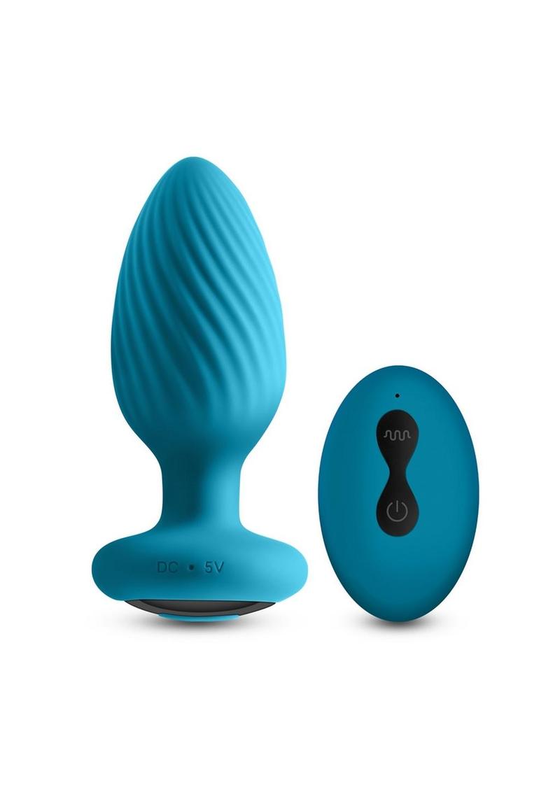 Wiggle in your butt with Alpine 2.0 by INYA. This remotely operated butt plug features an innovative gyrating motor for extraordinary sensations. Experience luxury and pleasure with the water resistant and rechargeable Alpine 2.0. Suitable for use with all lubricants including silicone. (23A Battery for remote included.) 4 speeds 12 functions 16 modes. Waterproof Rating - IPX7.