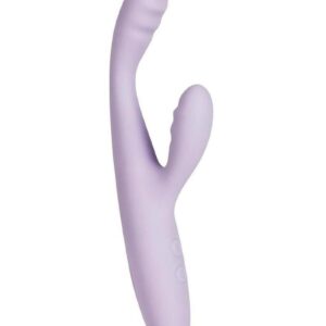 CICI+ 2APP-CONTROLLED SLIM RABBIT VIBRATOR  Enjoy blended G-spot and clitoral orgasms in an ultra-slim design. Boost arousal as the heating function warms to 38&amp;#xb0;C.  Pair with the SVAKOM App for extra solo and partnered play options. Resume on the last mode used and avoid accidental turn-ons.  Leap ahead with Cici+ 2. Made from liquid silicone