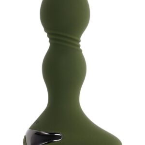 Grab hold of the egg-shaped base of this vibrating plug and relax into the pleasure of an easy-entry tapered tip that leads to a bulbous head