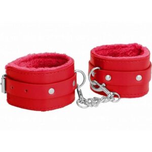 The OUCH! Plush wrist cuffs have been designed with comfort in mind while being tied up in your play! The cuffs have a furry lining