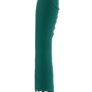 Experience pirouettes of pleasure with this twirling vibrator that emanates deep vibrations and gyrates gently in the shaft. These two sensations blend together for a powerful combination in the textured