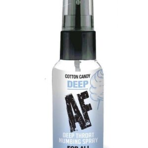 Find out how deep you can go without that annoying gag reflex getting in the way! Deep AF Throat Spray is an oral desensitizer designed to reduce your gag reflex and any discomfort you might experience while performing oral sex. The fast-acting spray uses a fine mist infused with Benzocaine to gently numb the sensitive